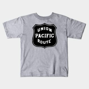 Vintage Union Pacific Route Kids T-Shirt